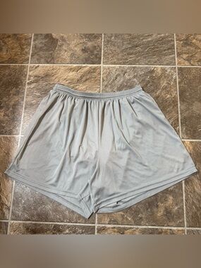 Champion Men's Mesh Shorts Light Grey XL Athletic Silver Gray